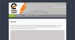 Desktop Screenshot of energoremont-doo.com